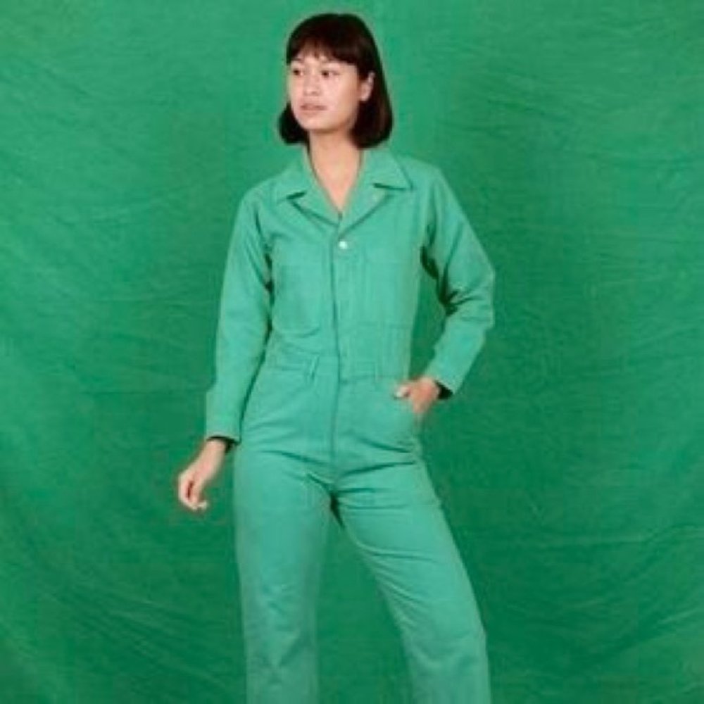 **SALE OR TRADE** BBP Everyday Jumpsuit Long Sleeves Seafoam Green (color disc)